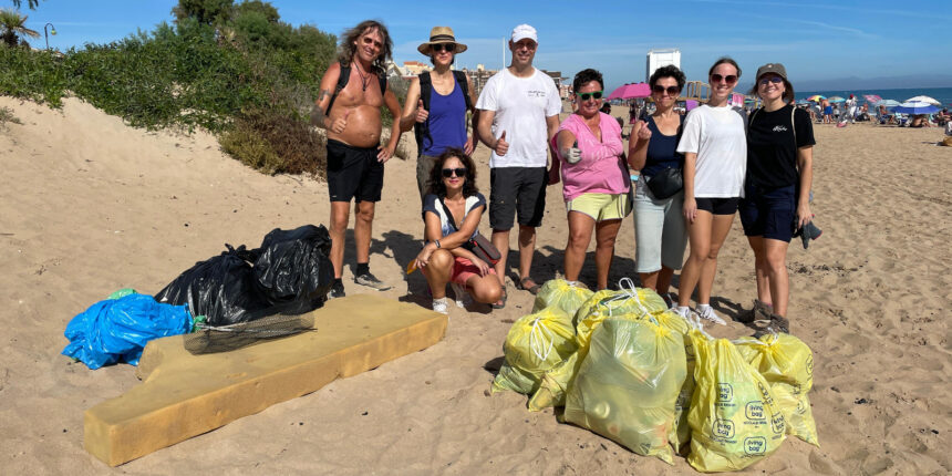 Jornada de retirada de residuos del parque Molino del Agua