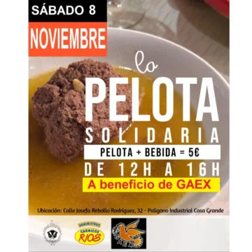 va3438-cartel-pelota Vuelve “La pelota solidaria” a beneficio de GAEX