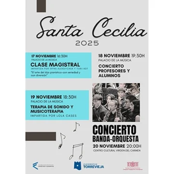 El conservatorio celebra Santa Cecilia con distintos actos y conciertos