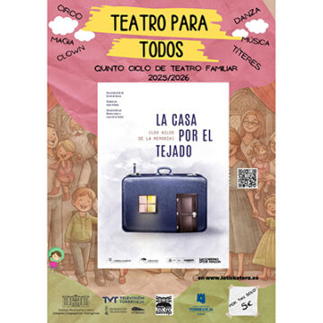Este domingo continúa el VI Ciclo de “Teatro para todos” con la obra “La casa por el tejado”