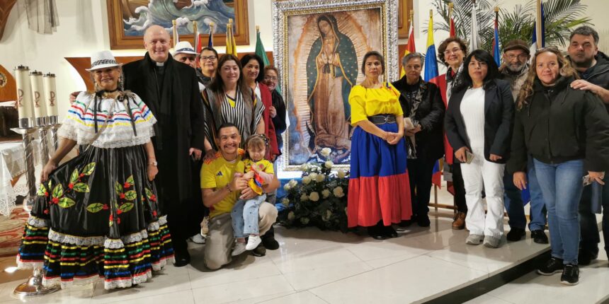 Por segundo año se celebró la Virgen de Guadalupe, una tradición religiosa de México