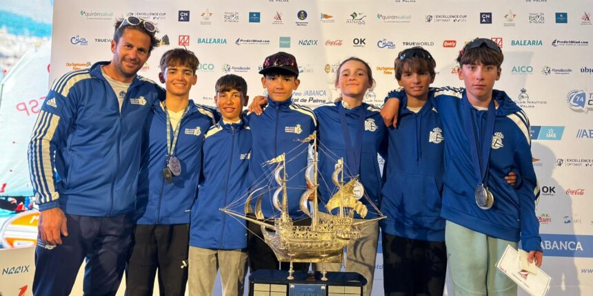 Izan Rogel plata y Valentina Belso bronce en la Regata Optimist de Ciutat de Palma