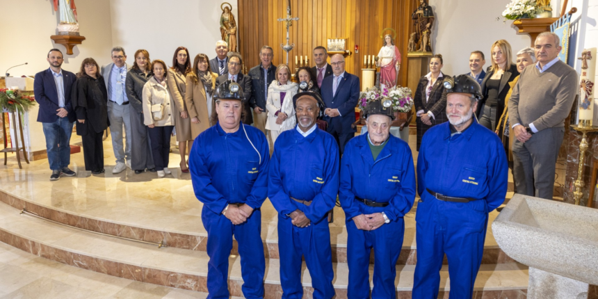 El alcalde de Morcín rindió homenaje a la minería en las fiestas asturianas de Santa Bárbara