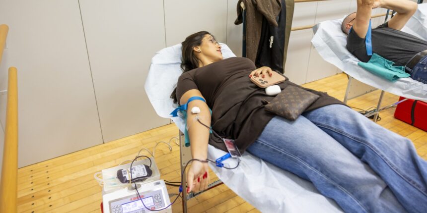 Más de un centenar de personas acudieron a la XXII Maratónde Donación de Sangre