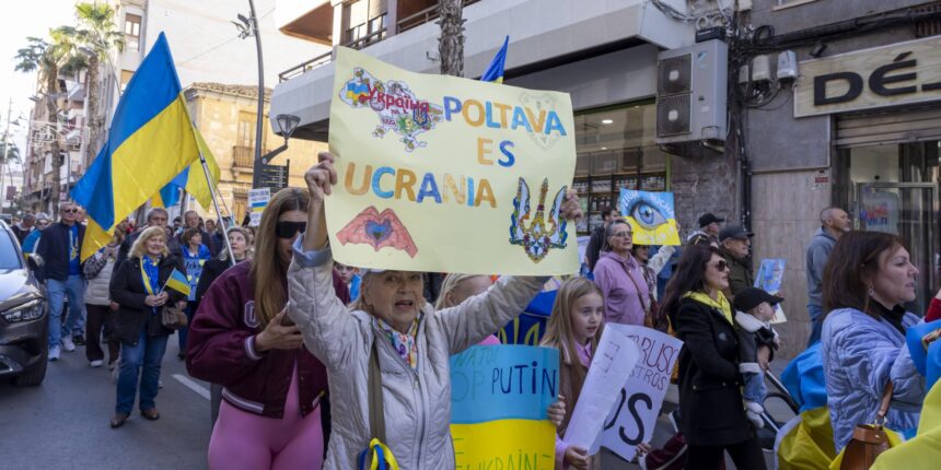 Torrevieja apoya al pueblo ucraniano cuatro años después del inicio de la guerra