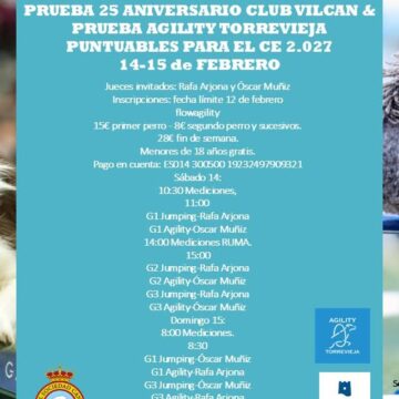 Torrevieja acoge la prueba “Agility”, puntuable para el Campeonato de España