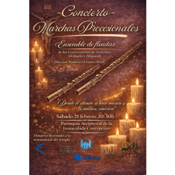 Concierto de marchas procesionales en la Iglesia de la Inmaculada