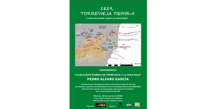 Cartel realidad sísmica de Torrevieja