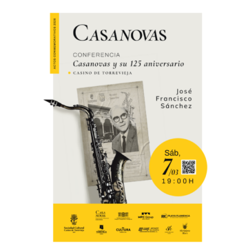 El casino de Torrevieja acoge la conferencia “Casanovas y su 125 aniversario”