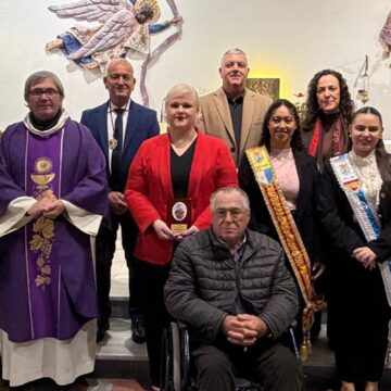 va3456-pregon semana santa mata Autoridades locales y representantes de la Semana Santa