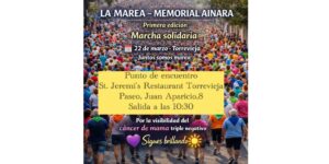 Torrevieja Marcha Solidaria La Marea