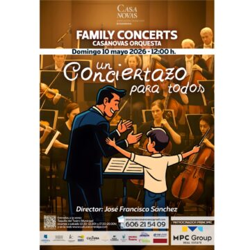 Cartel informativo Family Concerts Casanovas Orquesta