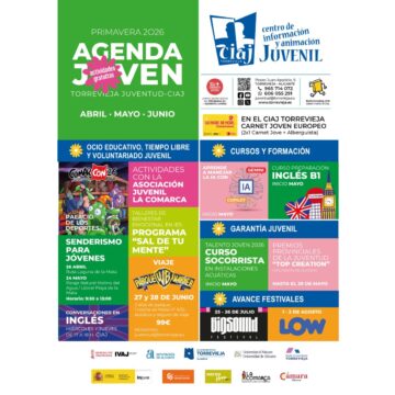 Cartel Torrevieja Agenda Joven primavera 2026