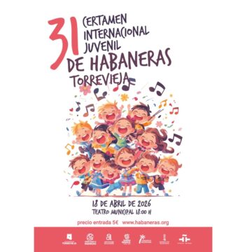 Cartel del Certamen Internacional Juvenil de Habaneras Torrevieja 2026