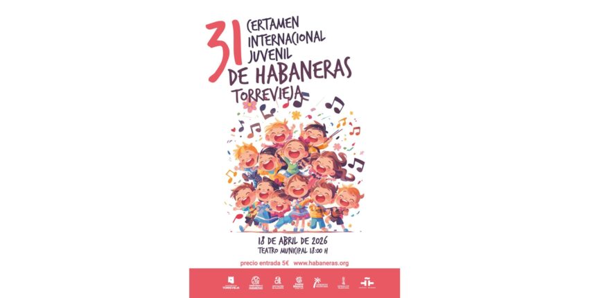 va3458-certamen juvenil habaneras Cartel del Certamen Internacional Juvenil de Habaneras Torrevieja 2026