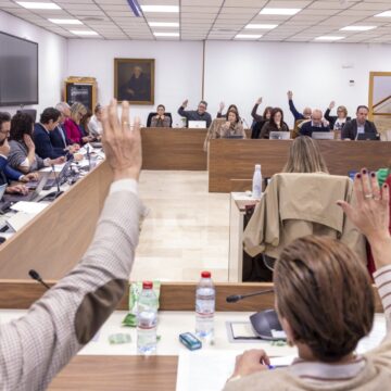 Pleno del Ayuntamiento de Torrevieja durante la votación de la reurbanización del Parque Empresarial Casagrande