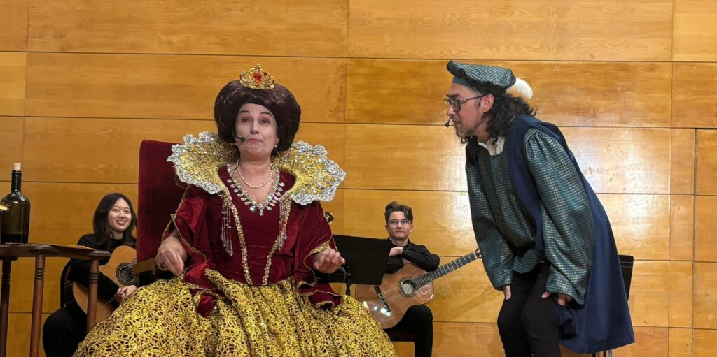 Representación escénica sobre Isabel I