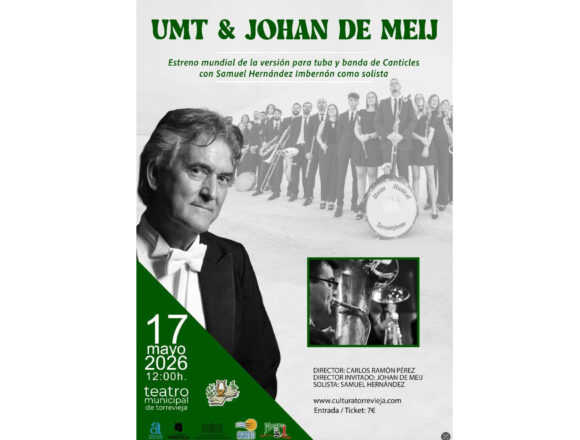 concierto UMT Torrevieja Johan de Meij estreno Canticles Samuel Hernández