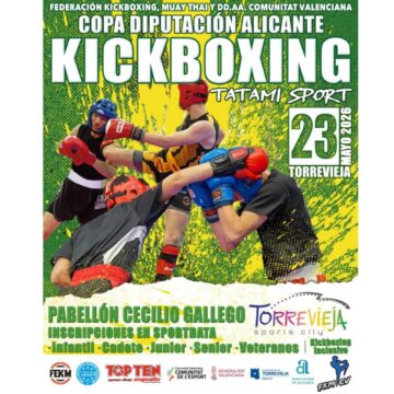 Cartel informativo kickboxing