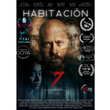 Cartel de la película “Habitación 7”, de David de Loro