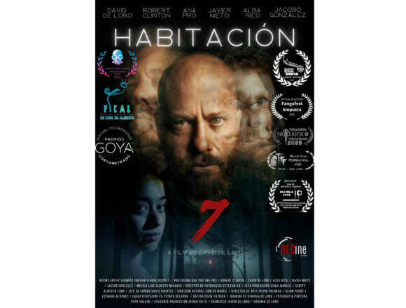 Cartel de la película “Habitación 7”, de David de Loro