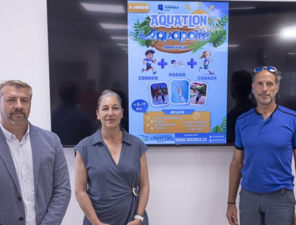 Diana Box presenta el I Aquatlón Aquópolis Torrevieja 2026