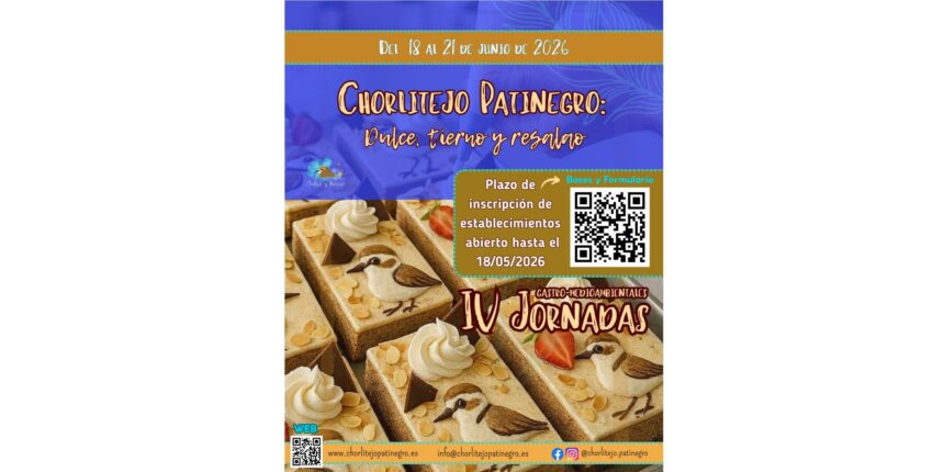 Ya está abierta la inscripción para participar en las IV Jornadas Gastro-Medioambientales “Chorlitejo Patinegro: dulce, tierno y salao”