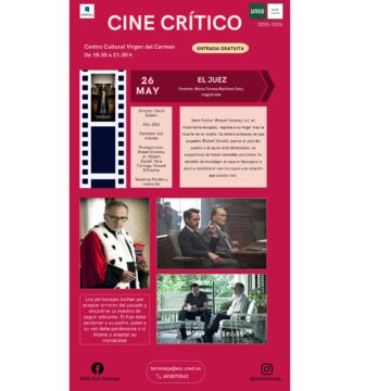 va3464-cine uned El ciclo de “cinecrítico” de UNED concluye con “El juez”