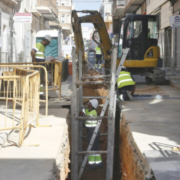 va3464-obras Obras de alcantarillado en las calles de Torrevieja