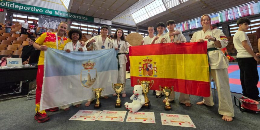 Karatecas del Club Saito Dojo de Torrevieja en la Copa del Mundo Kyokushin World Federation de Vitoria