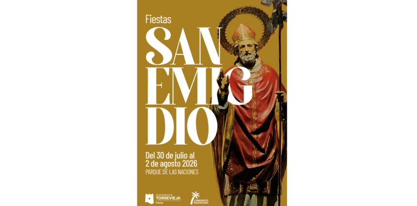 Procesión o acto festivo de San Emigdio en el Parque de las Naciones de Torrevieja