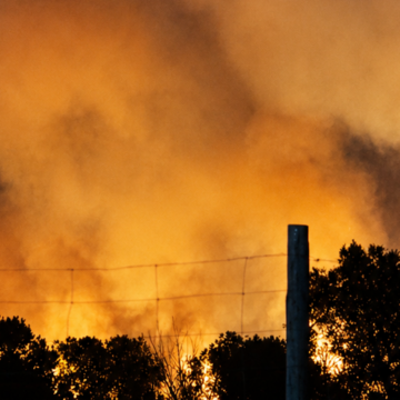 va3474-incendio-san-luis-parque-natural-torrevieja.jpg Imagen ilustrativa de un incendio nocturno entre la vegetación próxima a una zona residencial