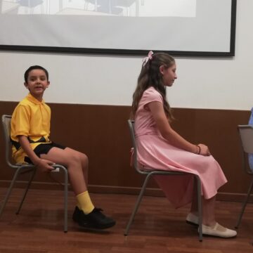 Participantes del taller infantil de teatro de Ars Creatio en Torrevieja