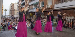 Actuación flamenca durante las fiestas del Carmen en la Casa de Andalucía Rafael Alberti de Torrevieja