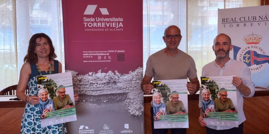 Presentación del curso de smartphone y redes sociales de la nueva sede de la UA en Torrevieja