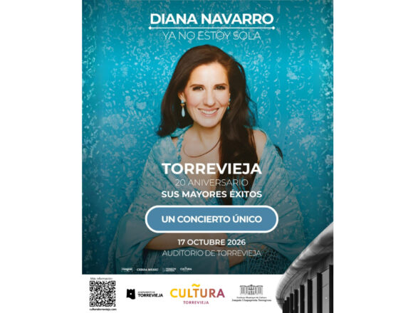 VA3472-diana-navarro-programacion-cultural-torrevieja-2026.png Cartel del concierto de Diana Navarro en Torrevieja dentro de la programación cultural 2026