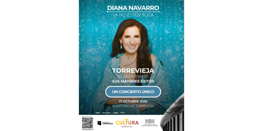 Cartel del concierto de Diana Navarro en Torrevieja dentro de la programación cultural 2026