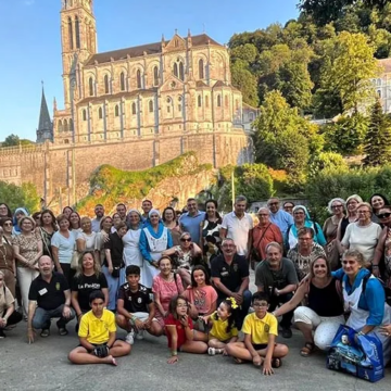 VA3472-peregrinacion-lourdes-torrevieja-hospitalidad.jpg Delegación de Torrevieja de la Hospitalidad de Lourdes durante la peregrinación diocesana con enfermos