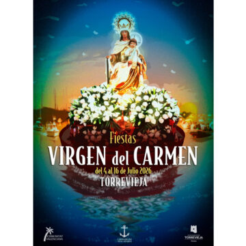 Procesión de la Virgen del Carmen en Torrevieja durante las fiestas marineras