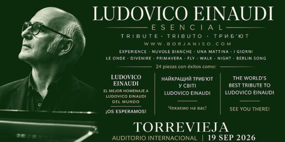Borja Niso interpreta la música de Ludovico Einaudi en Torrevieja