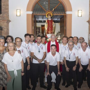 VA3475-san-emigdio-torrevieja-fiestas.jpg Imagen de San Emigdio durante las fiestas celebradas en Torrevieja