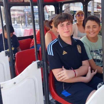 Monaguillos del Sagrado Corazón de Torrevieja durante sus actividades de verano