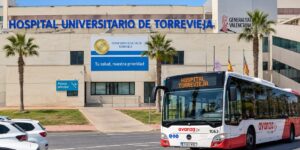 Propuesta para prolongar la línea 7 de autobús entre La Mata y el Hospital Universitario de Torrevieja.