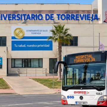 Propuesta para prolongar la línea 7 de autobús entre La Mata y el Hospital Universitario de Torrevieja.