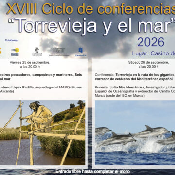 XVIII ciclo de conferencias «Torrevieja y el mar» organizado por Ars Creatio.