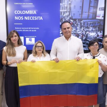 Llamamiento solidario de Torrevieja para ayudar a las personas afectadas por el terremoto de Colombia