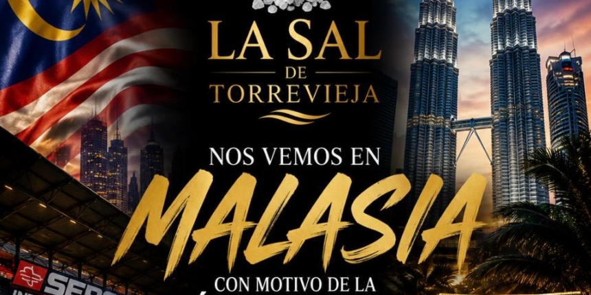 va-3480-la-sal-de-torrevieja-gran-premio-malasia-formula-1.jpg La comparsa La Sal de Torrevieja participa en el Gran Premio de Malasia de Fórmula 1.