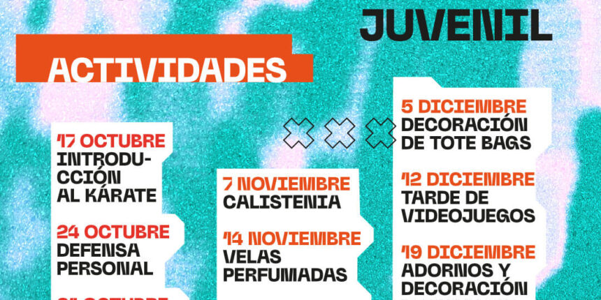 va-3485-centro-ocio-juvenil-torrevieja-actividades.jpg Centro de Ocio Juvenil de Torrevieja, que ofrece talleres y actividades gratuitas para jóvenes durante octubre, noviembre y diciembre de 2026.