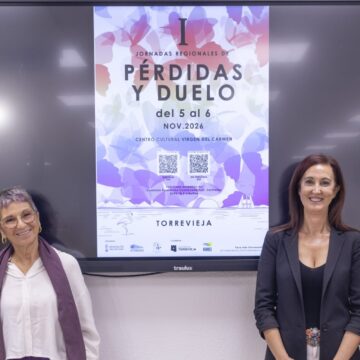 Presentación de las I Jornadas Regionales de Pérdidas y Duelo en Torrevieja, que se celebrarán el 5 y 6 de noviembre.