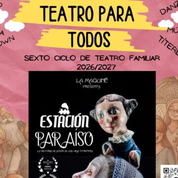 Escena de «Estación Paraíso», de La Maquiné, espectáculo familiar del ciclo Teatro para Todos en Torrevieja.